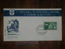 Yugoslavia,FNRJ,Philatelistic Exposition,Ausstellung,ZEFIZ,Event Seal,avio Stamp,ZagrebCroatia,FDC Cover,HFS Letter,Blue - Esperanto