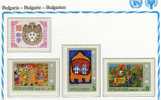 Gedenkblatt Kinder-Jahr Bulgarien 2921/7 ** 4€ Zeichnungen - Briefe U. Dokumente