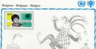 Gedenkblatt Zum Kinder-Jahr Belgien 2009 ** 2€ Junge Mit UNICEF-Emblem - Fête Des Mères