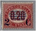 Italia Italy Italien Italie 1878 Francobolli Di Servizio Del 1875 Sovrastampati 2c Su 0,20 MLH - Neufs