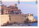 ANTIBES Alpes Maritimes 06 : Vue Sur Les Ramparts Et La Ville - Antibes - Les Remparts