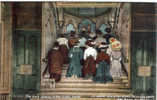 ST ANNE DE BEAUPRE QUEBEC CANADA Le Saint Escalier La Scala Santa WOMEN IN VINTAGE WEAR KNEELING C-1910 - Ste. Anne De Beaupré