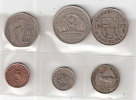 Pièce Maurice. Lot (1) De 6 Pièces 5c 1999, 20c 1990, 1/2R 1975, 1R 1978, 5R 1987, 10R 1997 - Mauricio