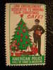 USA American Police Hall Of Fame Museum Policia Police  Poster Stamp Vignette Viñeta - Police - Gendarmerie