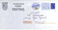 Entier Postal Repiqué Corrèze Objat EHPAD Blason - PAP : Sovrastampe Private