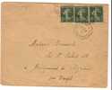 Sobre Circulado El 3.12.1918 Matasello Lineas FFCC S. Nº 137 - Used Stamps