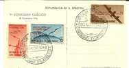 1946 - San Marino 298/00 FDC Convegno      15/14M - Brieven En Documenten