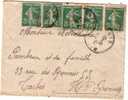 Sobre Circulado A Tarbes El 14.02.1921 S.nº137(5) - Used Stamps