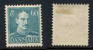 DANEMARK / 1948-53  -  #  329 - 60 ö. Bleu Vert  * - Unused Stamps