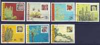 Nicaragua 1987 Cancelled Wild Flowers Cactusses Cactus Cacti Scott 1639-1645 - Cactusses