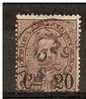 1890-91 REGNO USATO UMBERTO I 20 SU 30 CENT - RR1373 - Gebraucht