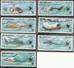 Nicaragua 1988 Cancelled Helicopters Finlandia 88 Scott 1711-1717 - Helicopters