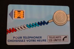 Ko10A - CORDON BLEU - 120 SC4ON - TEXTE 1 - OG - 6 PE Double Frappe - Hors Cadre (dans Le Texte Au Dessus) - Telefonschnur (Cordon)