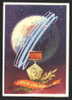 Carte Postale D'AFFICHE De PROPAGANDE D'astronaute De L'ESPACE De JOUR Du 12 Avril 1962 RUSSIE / 1029 - Space