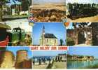 CPSM. SAINT VALERY SUR SOMME. MONUMENT GUILLAUME CONQUERANT. VUE GENERALE.PETIT TRAIN.EGLISE...DATEE 1993 - Saint Valery Sur Somme