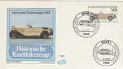 Germany-1982 Historic Cars,50+25pf Mercedes-Tourenwagen 1914 FDC - Automovilismo
