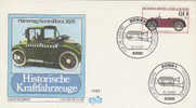 Germany Berlin-Germany Berlin-1982 Historic Cars,60+30pf Hanomag Kommissbrot 1926    FDC - Auto's