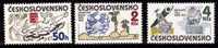 Tchécoslovaquie 1985 N°Y.T. : 2634 à 2636** - Unused Stamps
