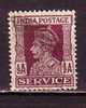 P3417 - BRITISH COLONIES INDIA SERVICE Yv N°107 - 1936-47 King George VI