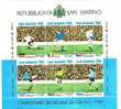 SAN MARINO CAT.UNIF.BF44   FOGLIETTO   -  1990 CAMPIONTI MONDIALI DI CALCIO  'ITALIA 90' - NUOVO ** - Blocs-feuillets