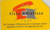 # ITALY 825 Fissa Il Prefisso (30.06.2000) 5000    Tres Bon Etat - Públicas Figuración Ordinaria
