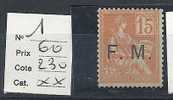 FM  1  COTE 230 E - Military Postage Stamps