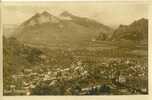 Bad Ragaz .  Vue Générale .    SUPERBE PHOTO SEPIA . - Bad Ragaz