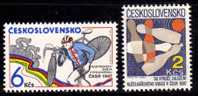 Tchécoslovaquie 1987 N°Y.T. : 2707 Et 2708** - Nuevos