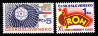 Tchécoslovaquie 1987 N°Y.T. : 2718 Et 2719** - Unused Stamps