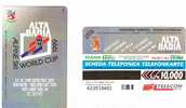 TELECOM ITALIA  CAT.C.& C  2988 - ALTA BADIA: DOLOMITI SUPER THROPHY MEN'S GIANT SLALOM 1998 (AA)  -   NUOVA - Openbaar Speciaal Over Herdenking