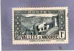 ANDORRE FRANCAIS TIMBRE N° 24 OBLITERE CHAPELLE DE NOTRE DAME DE MERITXELL - Used Stamps