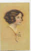 C. WARDE TRAVER, Portrait Of Gorgeous Young Woman, EX Cond. PC, Mailed, 1919 - Mailick, Alfred