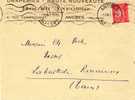 Lettre D'Antibes A M  Pour Labastide Rouairoux Tarn - Covers & Documents