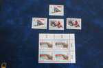 INSBRUCK 1976 OSTERREICH AUTRICHE JEUX OLYMPIQUES HIVER XII WINTERSPIELE BLOCS TIMBRES NEUFS **  BLOC:1 X 4 T + 8 T - Hiver 1976: Innsbruck