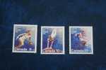 XXI OLYMPIADES  CANADA  JEUX OLYMPIQUES  MONTREAL 1976  3 TIMBRES NEUFS ** SPORT BASKET+ DIVERS - Sommer 1976: Montreal