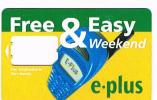 GERMANIA (GERMANY) - E PLUS  (SIM GSM ) -  CELLULAR    - USED WITHOUT CHIP - RIF. 5862 - [2] Mobile Phones, Refills And Prepaid Cards