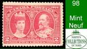 Canada (Unitrade & Scott # 98 - Quebec Tercentenary Issue) (Mint) F - Neufs