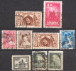 Rumänien; 1922/29; Michel 286, 289, 316, 325, 326, 349 Und 355 O; Siebenbürgen; 9 Stück - Gebruikt