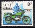 KAWASAKI 1985 - TIMBRE DE GUINEE BISSAU - Motorbikes