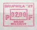 30063 - Vignette D'affranchissement - Va 63 - 2fr - 09 Et 10 Mai 1987 - Bruphila - 0.25 - Other & Unclassified