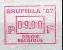 30063 - Vignette D'affranchissement - Va 63 - 9fr - 09 Et 10 Mai 1987 - Bruphila - 1.8 - Autres & Non Classés