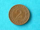 1924 J - 2 RENTENPFENNIG / KM 31 ( For Grade, Please See Photo ) ! - 2 Renten- & 2 Reichspfennig