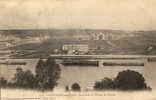 CHAMPAGNE-SUR-SEINE  VUE SUR L USINE DU CREUSOT ANIMEE PENICHES - Champagne Sur Seine