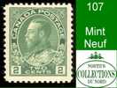 Canada (Unitrade & Scott # 107 - Admiral Issue) (Mint) F - Unused Stamps