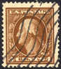 US #377 XF Used 4c Washington From 1911 - Oblitérés