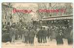 13 - AUBAGNE - INAUGURATION De La LIGNE De TRAMWAY - ARRIVEE Des AUTORITES - TRAM - RARE & INEDITE - DOS VISIBLE - Aubagne