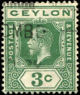 Pays :  96 (Ceylan : Colonie Britannique)  Yvert Et Tellier N° :  179 (o) - Ceilán (...-1947)