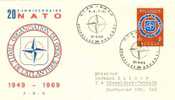 BELGIUM 1969 NATO POSTMARK - OTAN