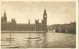 Britain United Kingdom - Houses Of Parliament, From The River London Early 1900s Postcard [P1397] - Houses Of Parliament