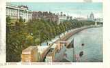 Britain United Kingdom - London, Thames Embankment And Somerset House Early 1900s Postcard [P1406] - River Thames